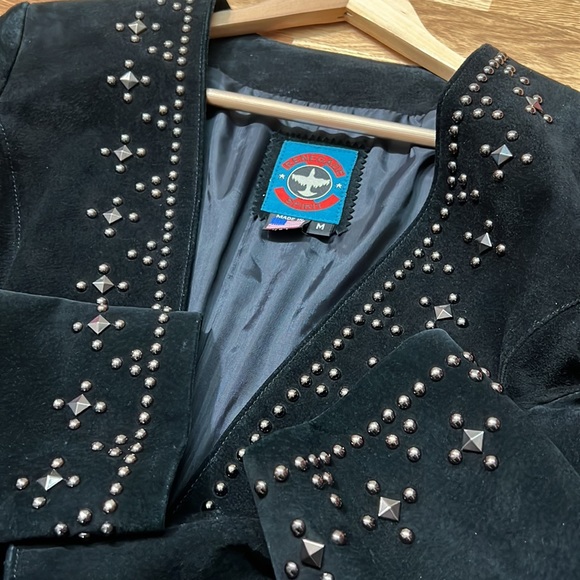 Renegade Spirit black suede jacket size M - Picture 12 of 16